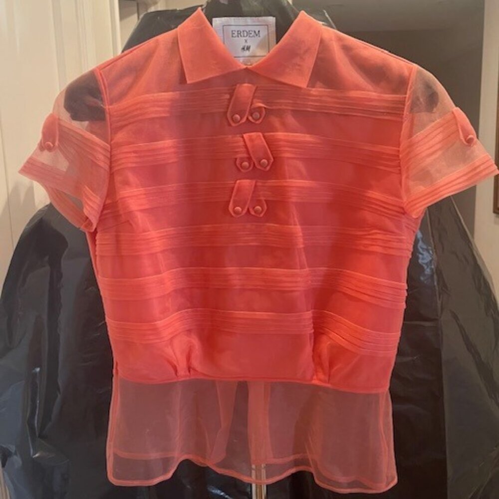 Vintage Coral Blouse